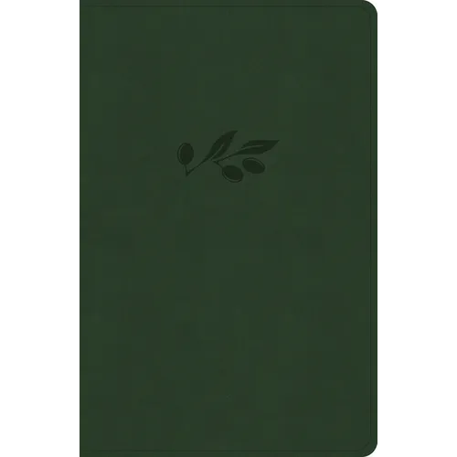 KJV Personal Size Giant Print Bible, Olive Leathertouch, Indexed