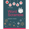 Christmas Word Scramble Books for Adults: Large Print: Holiday word scramble puzzle books for adults