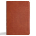 CSB Giant Print Reference Bible, Digital Study Edition, Burnt Sienna Leathertouch, Indexed