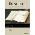 Ex Auditu - Volume 22