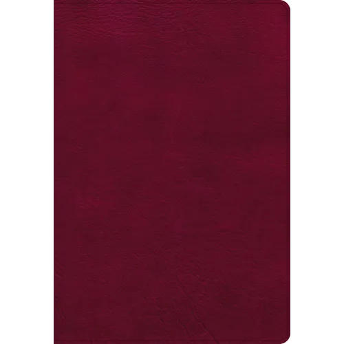 NASB Super Giant Print Reference Bible, Burgundy Leathertouch