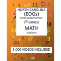 7th Grade NORTH CAROLINA EOGs, 2019 MATH, Test Prep: 7th Grade NORTH CAROLINA END OF GRADE 2019 MATH Test Prep/Study Guide