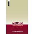 Matthew Volume 1 (Chapters 1-13): A Mentor Commentary