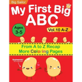 My First Big ABC Book Vol.10: Preschool Homeschool Educational Activity Workbook with Sight Words for Boys and Girls 3 - 5 Year Old: Handwriting Pract