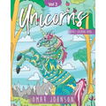 Unicorns Adult Coloring Book Vol 3