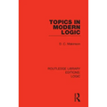 Topics in Modern Logic