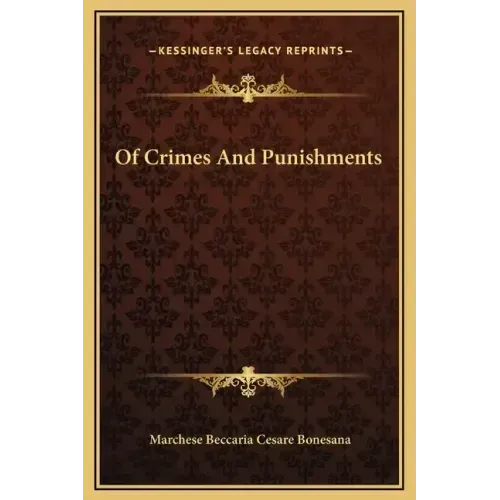 Of Crimes and Punishments