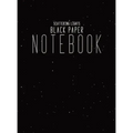 Black Paper Notebook Black Lined Paper: Hardcover Lined Notebook With Black Paper Sheet Pages, 8.5x11 Simple Minimalism Journal For Writing Paper