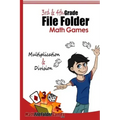 3rd & 4th Grade File Folder Math Games - Multiplication & Division Games