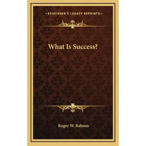 What Is Success?