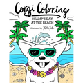 Corgi Coloring: Scamp's Day at the Beach
