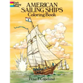 American Sailing Ships Coloring Book