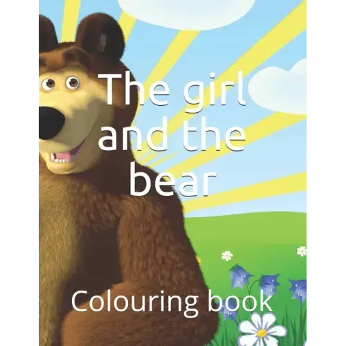 The girl and the bear: Colouring book