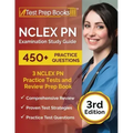 NCLEX PN Examination Study Guide: 3 NCLEX PN Practice Tests (450+ Questions) and Review Prep Book [3rd Edition]
