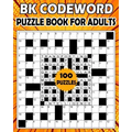 BK Codeword puzzle book for adults: Large print codebreaker puzzle book for adults & seniors - 100 Puzzle from (BK Bouchama)
