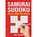 Samurai Sudoku Puzzle Books for Adults: Japanese Math Puzzle Logic Book Easy to Hard 90 Puzzles