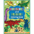Dinosaurs and Dragons Coloring and Workbook: Animal Activity Book For Preschool Boys And Girls Toddlers and Kids Ages 3-5