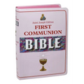 New Catholic Bible -- Med. Print Dura Lux (Girl Communion)