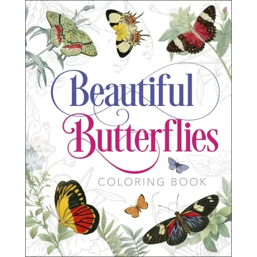 Beautiful Butterflies Coloring Book