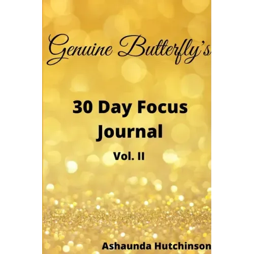 Genuine Butterfly 30 Day Focus Journal