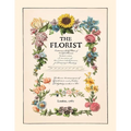 The Florist: Restored Floral Adult Coloring Book from London in 1760