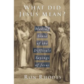What Did Jesus Mean?