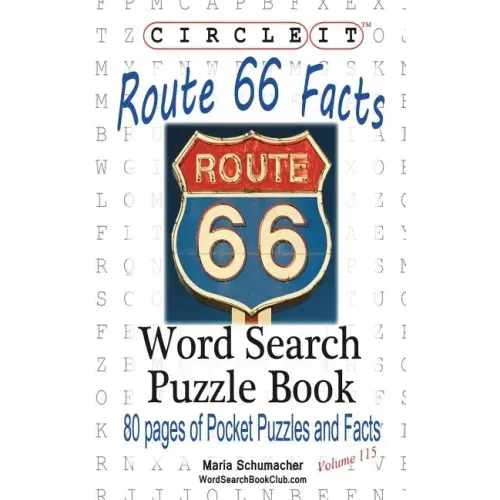 Circle It, U.S. Route 66 Facts, Word Search, Puzzle Book