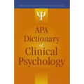 APA Dictionary of Clinical Psychology