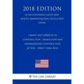 Cranes and Derricks in Construction - Demolition and Underground Construction. ACTION - Direct final rule. (US Occupational Safety and Health Administ