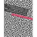 Adult Mazes Puzzle Book - 200 Challenging Puzzles, Vol.1: Giant Maze Book Puzzlers for Adults