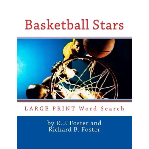 Basketball Stars: Large Print Word Search