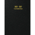2023 - 2027 5-Year Monthly Planner: 60-Month Calendar (Black) - Large