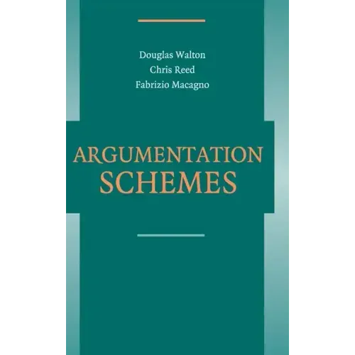 Argumentation Schemes