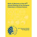 Book of Abstracts of the 65th Annual Meeting of the European Association for Animal Production: Copenhagen, Denmark, 25 - 28 August 2014