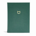 CSB He Reads Truth Bible, Evergreen Cloth Over Board: Black Letter, Wide Margins, Notetaking Space, Reading Plans, Sewn Binding, Two Ribbon Markers, E
