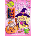 Tricks & Treats! Coloring & Activity Book with Confetti Crayons & 50+ Stickers!