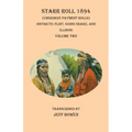 Starr Roll 1894 (Cherokee Payment Rolls) Volume Two: Districts: Flint, Going Snake, and Illinois