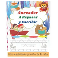 Aprender A Repasar y Escribir: Libro de Trazos para Niños Preescolar