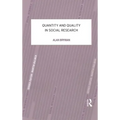 Quantity and Quality in Social Research