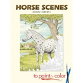 Horse Scenes to Paint or Color