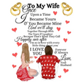To My Wife Once Upon A Time I Became Yours & You Became Mine And We'll Stay Together Through Both The Tears & Laughter: 20th Anniversary Gifts For Wif