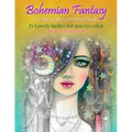 Bohemian Fantasy: A Grayscale Coloring Book