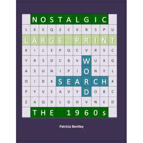 Nostalgic Large Print Word Search: The 1960s