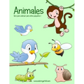 Animales libro para colorear para niños pequeños 1