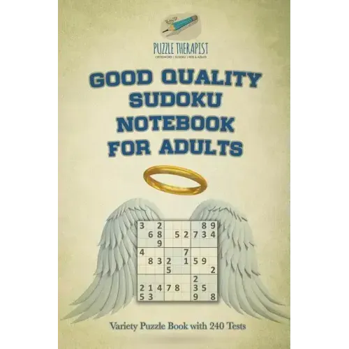 Good Quality Sudoku Notebook for Adults Variety Puzzle Book with 240 Tests