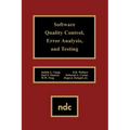 Software Quality Control, Error, Analysis