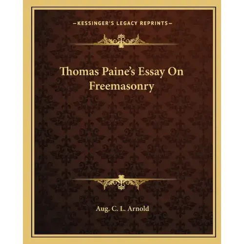 Thomas Paine's Essay on Freemasonry