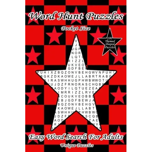 Word Hunt Puzzles: Pocket Size Easy Word Search For Adults