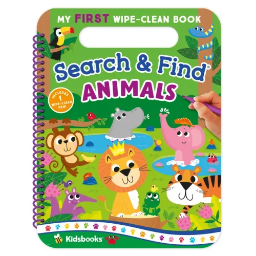 My First Wipe-Clean Book: Search & Find Animals