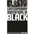 Contemporary Quotations in Black